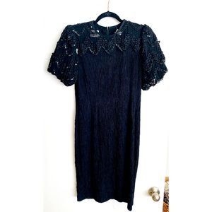 Black Vintage Party Dress